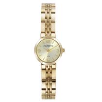 Relógio Feminino Pulseira Aço Pequeno Dourado Analógico - Mondaine Relógio Feminino Pulseira Aço Pequeno Dourado Analógico - Mondaine