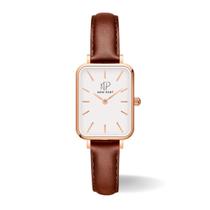 Relógio Feminino Quadrado Pulseira Marrom Delicado Casual New Port Relógio Feminino Quadrado Pulseira Marrom Delicado Casual New Port