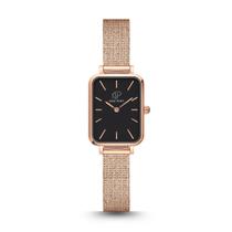Relógio Feminino Quadrado Rose Delicado Elegante Analógico New Port