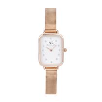 Relógio Feminino Quadrado Saint Germain SQUARE Nolita Diamond Rosé Gold