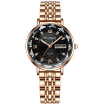 Relógio feminino quartzo mostrador com strass casual em aço inoxidavel Relógio feminino quartzo mostrador com strass casual em aço inoxidavel