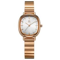 Relogio feminino quartzo novo design elegante a prova dagua