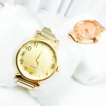 Relógio feminino redondo fino clássico durável - Filó Modas