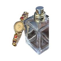 Relógio Feminino Retrô Redondo Com Quartzo Arco-Íris, Elegante, Luxuoso, Estilo Francês, Com