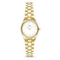 Relógio Feminino Saint Germain Celeste Gold Mini Dourado com Bisel Canelado