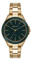 Relógio Feminino Seculus Cerâmica Verde Militar 77346lpsvds2 Dourado Verde Verde-musgo Relógio Feminino Seculus Cerâmica Verde Militar 77346lpsvds2 Dourado Verde Verde-musgo
