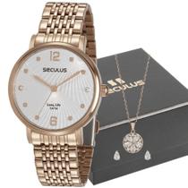 Relógio Feminino Seculus Long Life 28969LPSVRA2K1 Relógio Feminino Seculus Long Life 28969LPSVRA2K1