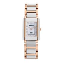 Relógio Feminino Seculus Quadrado em Cerâmica Branca 77237LPSVRQ2