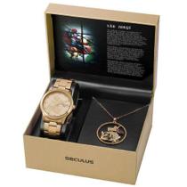 Relogio Feminino Seculus São Jorge Kit 35019lpskda1k1 Relogio Feminino Seculus São Jorge Kit 35019lpskda1k1