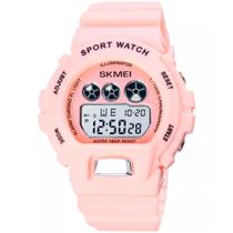 Relógio Feminino Shock Digital Skmei Sport Rosa