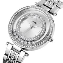Relógio Feminino Skmei 1740 Aço Moda Elegante Casual Luxo