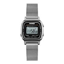 Relógio Feminino Skmei Digital 1901 Prata Relógio Feminino Skmei Digital 1901 Prata