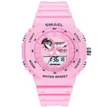 Relógio Feminino Smael AnaDigi 8037 Rosa Relógio Feminino Smael AnaDigi 8037 Rosa