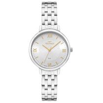 Relógio Feminino Technos 2035NCZ1K Redondo Clássico Prateado