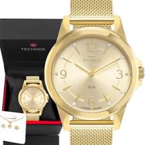 Relógio Feminino Technos Analógico Dourado 1 Ano De Garantia