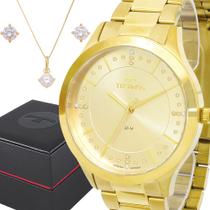 Relógio Feminino Technos Dourado Original 1 Ano de Garantia Luxo