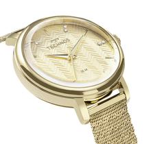 Relógio Feminino Technos Dourado Pulseira Mesh 2036MTC/1D