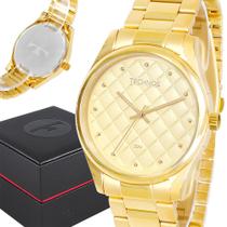 Relógio Feminino Technos Original Com Garantia Dourado Top