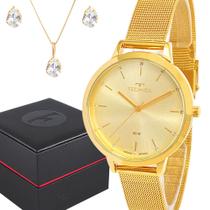 Relógio Feminino Technos Original Com Garantia Dourado Top