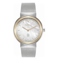 Relógio Feminino Technos Original GL22AF1B Pulseira Esteira Prata
