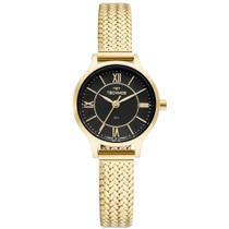 Relógio Feminino Technos Slim GL32AH/1P Dourado Fundo Preto