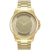 Relógio Feminino Technos Trend 2039CI/4X 40mm Aço Dourado