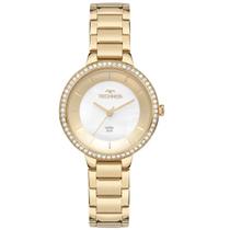 Relógio Feminino Technos VJ21A Dourado Slim Classico Original