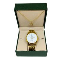 Relógio Feminino Tuguir Analógico 2139 Dourado e Branco