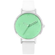 Relógio Feminino Tuguir Analógico Tg149 Prata E Verde Claro