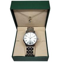 Relógio Feminino Tuguir Analógico TG35099 TG225 Prata
