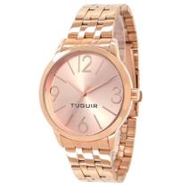 Relógio Feminino Tuguir Tg148 Tg30108 Casual Rosé