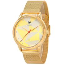 Relógio Feminino Tuguir Tg150 Tg30113 Casual Dourado