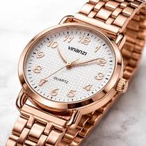 Relógio Feminino Vinanzi Doha Rosê, Sofisticado Em Aço Inox, Resistente à Água, Analógico, Quartzo, Acompanha Pulseira e Caixa de Brinde Relógio Feminino Vinanzi Doha Rosê, Sofisticado Em Aço Inox, Resistente à Água, Analógico, Quartzo, Acompanha Pulseira e Caixa de Brinde