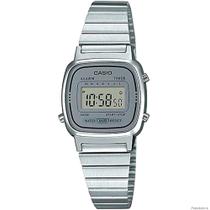 Relógio Feminino Vintage Casio Prata LA670WA-7DF-SC