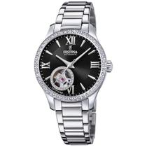 Relógio Festina F20485/2 feminino preto automático 34 mm Relógio Festina F20485/2 feminino preto automático 34 mm
