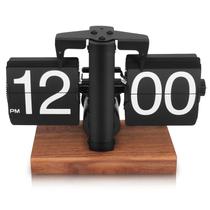 Relógio Flip Clock Zerone Vintage Retro Automatic que fica preto