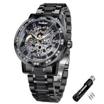 Relógio FORSINING Retro Steampunk Skeleton Automatic masculino