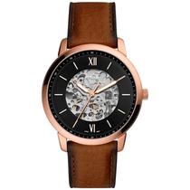 Relógio Fossil Automático Masculino Rosé Pulseira em Couro ME3195/0JN