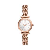 Relógio Fossil Carlie Mini ES5330 feminino em aço inoxidável