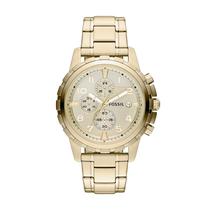 Relogio Fossil Dean FS4867IE em aço inoxidável dourado para homens