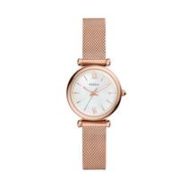 Relógio Fossil ES4433 Carlie Mini Quartz Ouro Rosa 28 mm