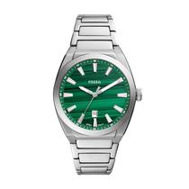 Relogio Fossil Everett FS6056 de quartzo para homens, aço inoxidável