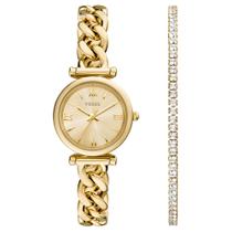 Relógio Fossil Feminino Carlie Dourado - ES5387SET/1DN