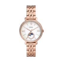 Relogio Fossil Jacqueline Moonphase ES5165 em ouro rosa para mulheres