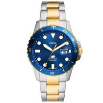 Relógio Fossil Masculino Blue Bicolor FS6034/1KN Relógio Fossil Masculino Blue Bicolor FS6034/1KN