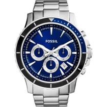 Relógio Fossil Masculino Prata CH2927/1KN Analógico 10 Atm Cristal Mineral Tamanho Médio