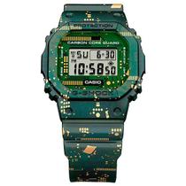 Relógio G-Shock DWE-5600CC-3DR Circuit Board Camouflage Carbon Core Guard