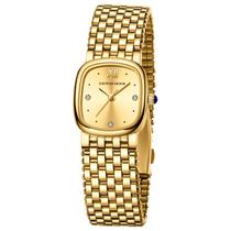 Relógio GAOFAN HOUR Vintage Retangular Dourado para Mulheres