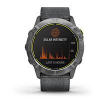 Relógio Garmin Enduro Prata Pulseira Cinza Loop Monitor Cardíaco de Pulso com GPS