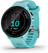 Relógio Garmin Forerunner 55 Acqua EU Monitor Cardíaco de Pulso com GPS